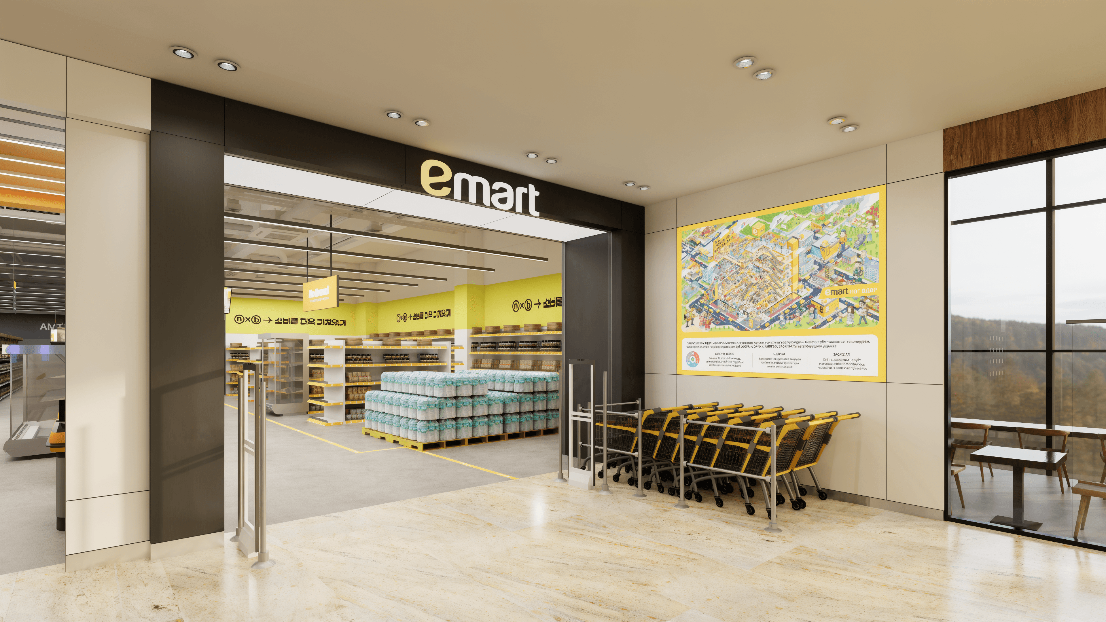 Emart Hypermarket - Дотоод засал
